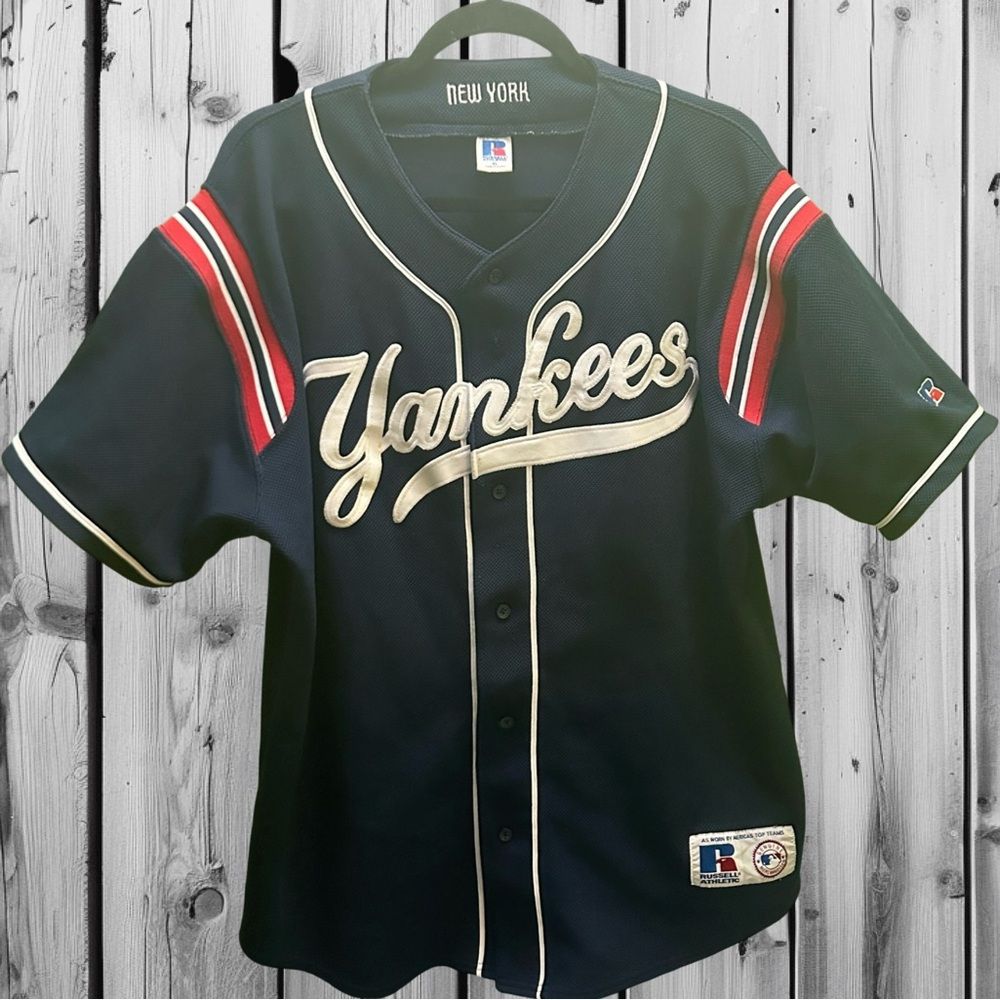 Russell Athletic Yankees Men’s Navy Jersey XL Vintage
